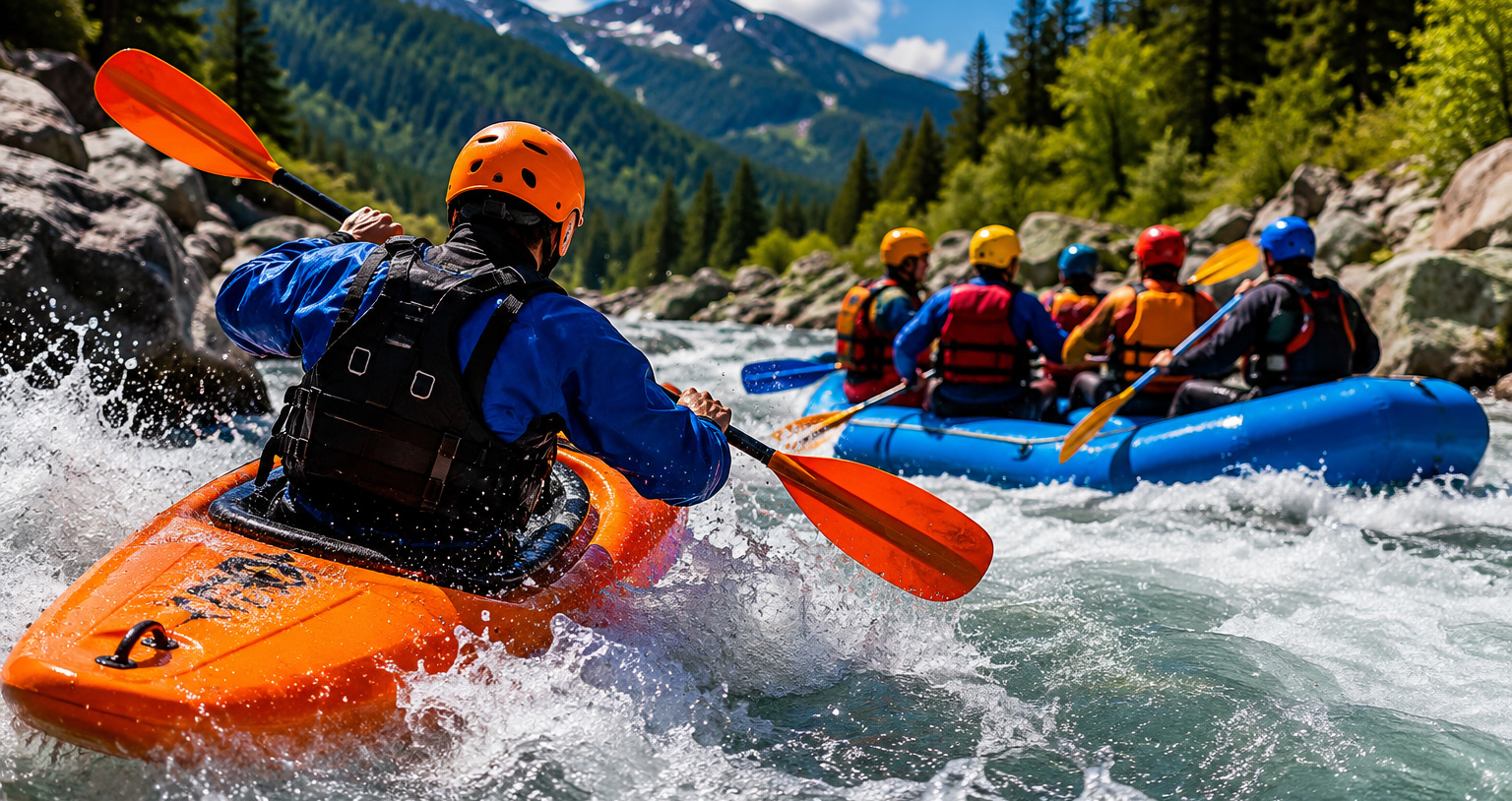 Kayak and Whitewater Events go pro mountain games